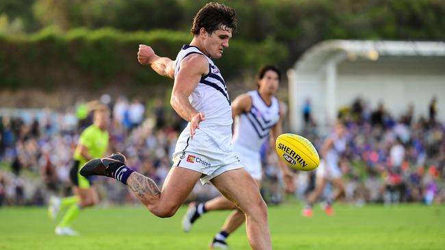 Schultz kicked 33 goals for the Dockers in 2023. Picture: Getty Images