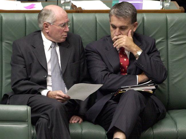 John Howard with his then deputy John Anderson in 2003.