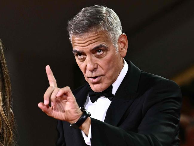 Hollywood is not happy with Clooney. Picture: AFP.