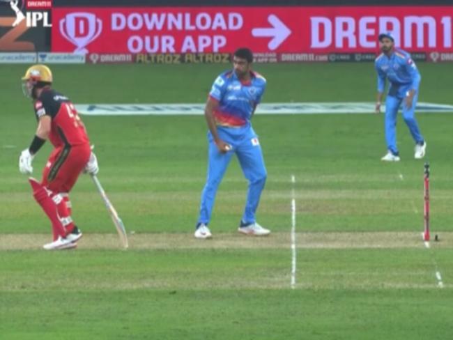 Ravi Ashwin gave his first and final warning.