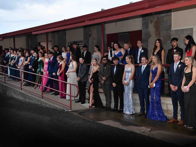 Burnett State High school formals. Picture: Patrick Woods.