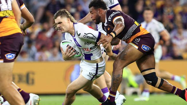 Ryan Papenhuyzen in action during the NRL Finals week 1 between the Brisbane B