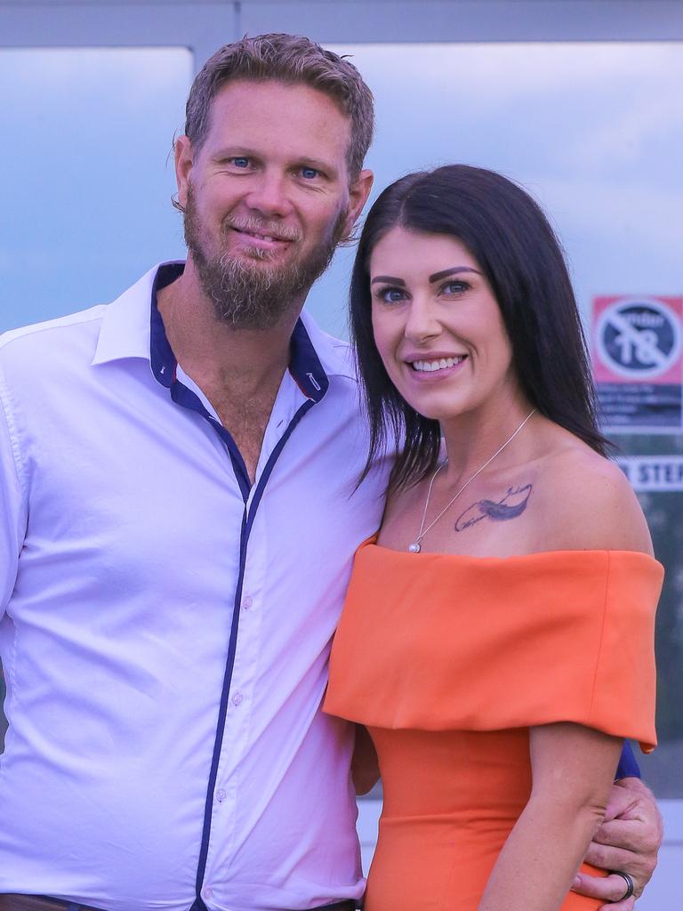 Richie and Rachel Baldock as the NTFL's night of nights . Picture Glenn Campbell