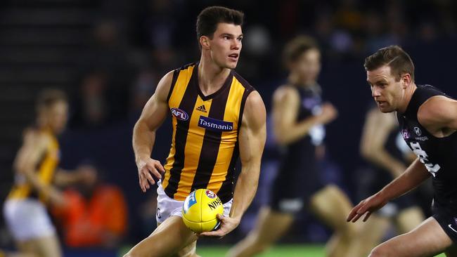 Hawthorn's Jaeger O'Meara. Picture: Michael Klein