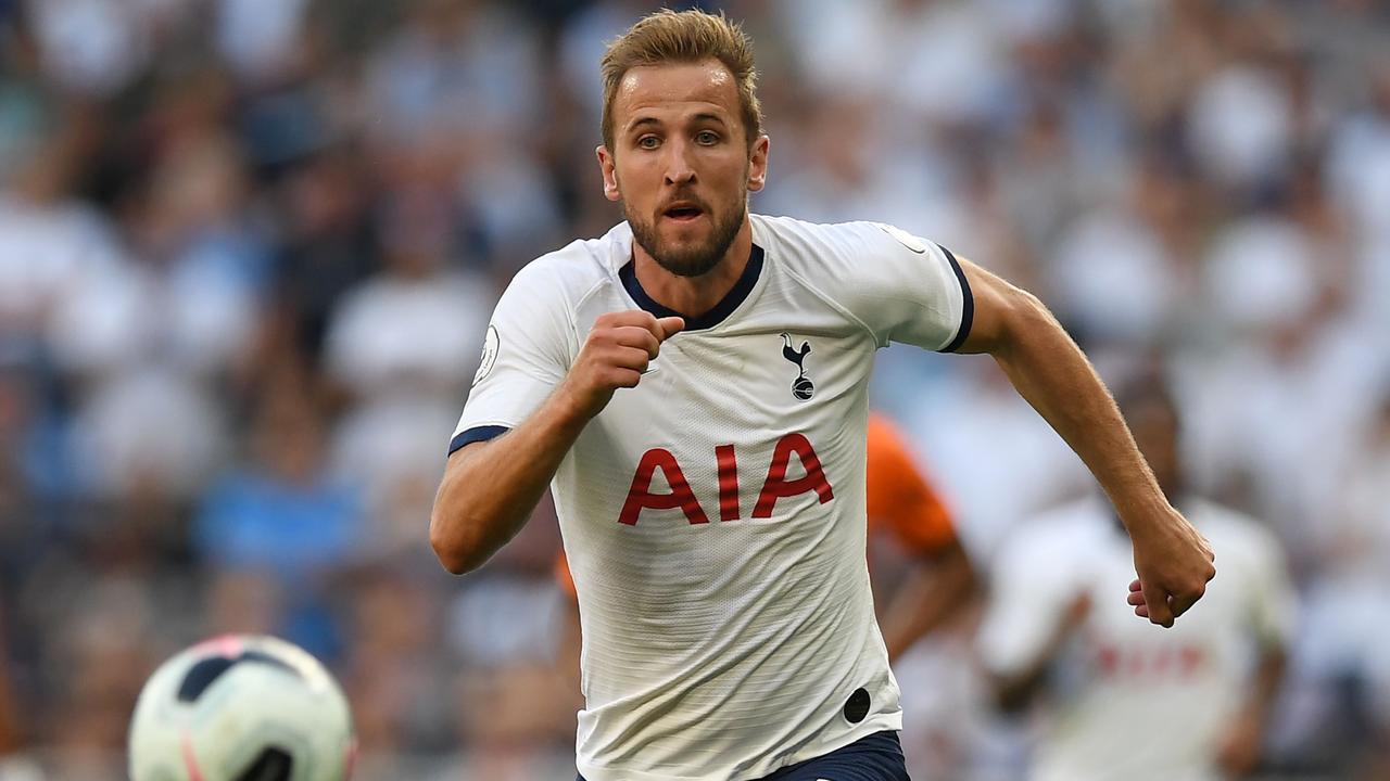 Tottenham Hotspur's English striker Harry Kane has been linked with a move to Man City