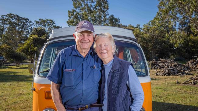 Rex and Lynette Staude in Bordertown SA. Picture: Ben Clark