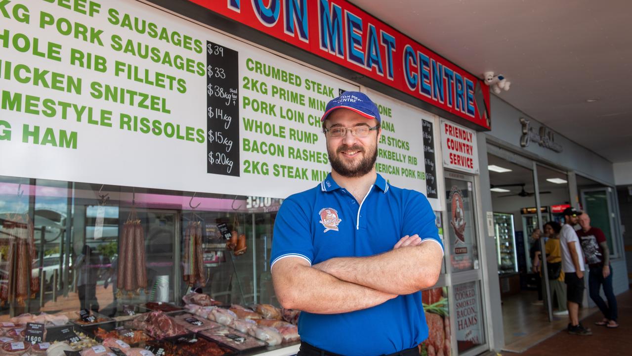 Gatton Meat Centre second-year apprentice butcher Liam Kammholz. PHOTO: Ali Kuchel