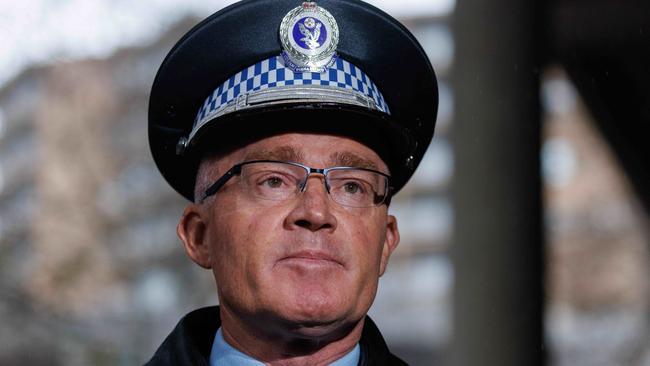 Deputy Commissioner Mal Lanyon said domestic violent offending is a “cowardly offence”. Picture: NCA NewsWire/David Swift