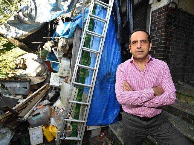 Businessman Kivan Derak bought the property in 2017 before cleaning it up. Picture: Joel Carrett