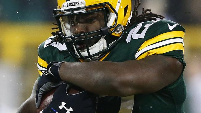 Eddie Lacy #27 of the Green Bay Packers.