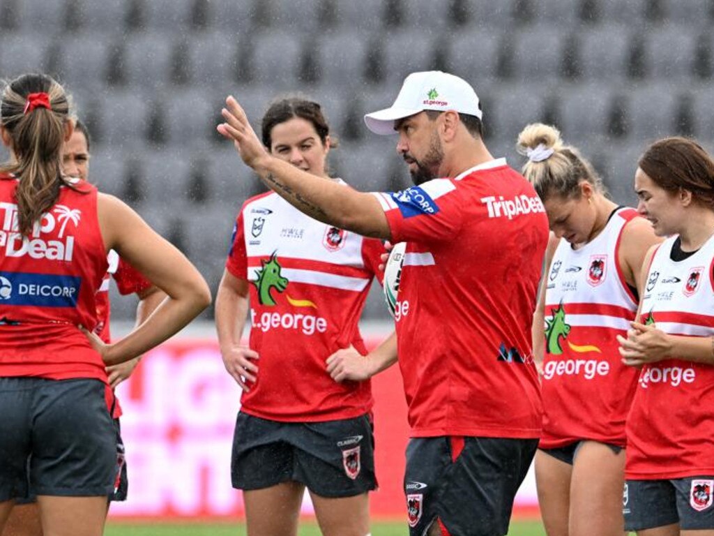 Jamie Soward has been in charge at the Dragons since 2021. Picture: Bradley Kanaris/Getty Images
