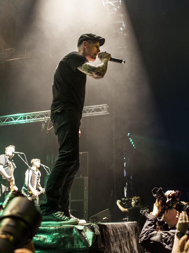 Punters with tickets to see the Drop Kick Murphys (pictured) in Melbourne last night are among those who’ve been affected. Picture: AAP