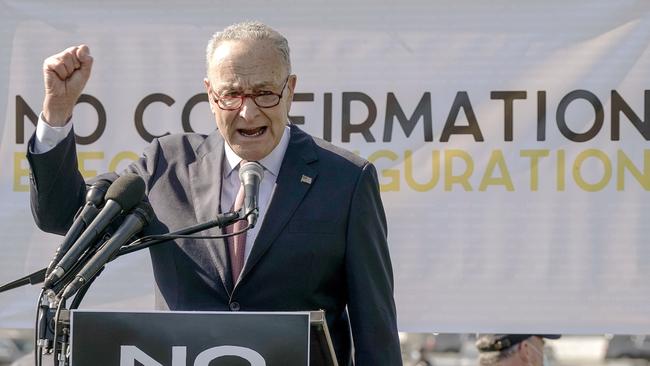 Senator Chuck Schumer, another clear loser in the 2020 election. Picture: Getty