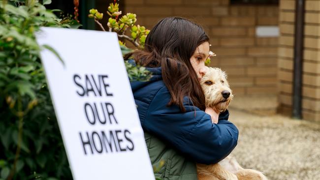 Techno Park Estate residents in Williamstown North claim to still be in the dark over the Hobsons Bay City Council's decision to send mass eviction notices. Picture: Gianna Rizzo