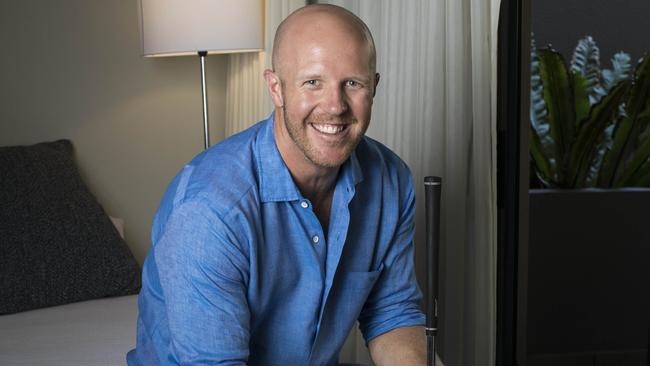 Nova newsreader Matt de Groot at home in Mosman, Sydney. Pictures: Darren Leigh Roberts