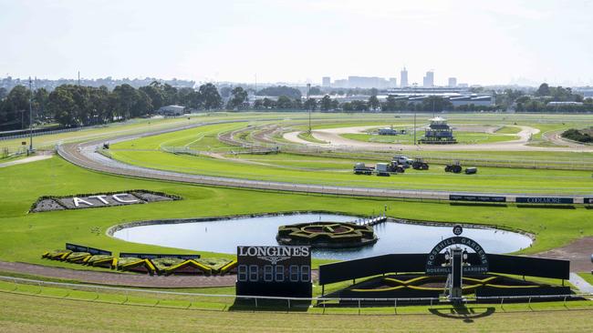 Rosehill Gardens Racecourse in Sydney’s west. Picture: Monique Harmer