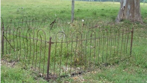 A small grave plot at Logan Reserve