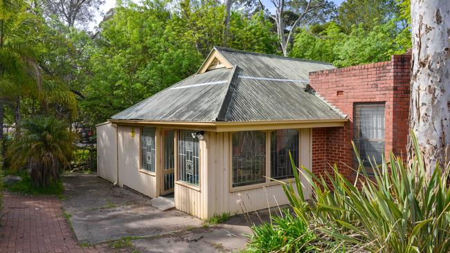 The old Belair Golf Course pro shop will be converted into a mountain bike hub. Picture: Brenton Edwards