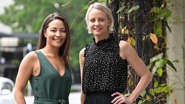 Riye Arai-Coupe and Claire O’Rourke are the co-founders Sabi Property Group. Picture: Lyndon Mechielsen