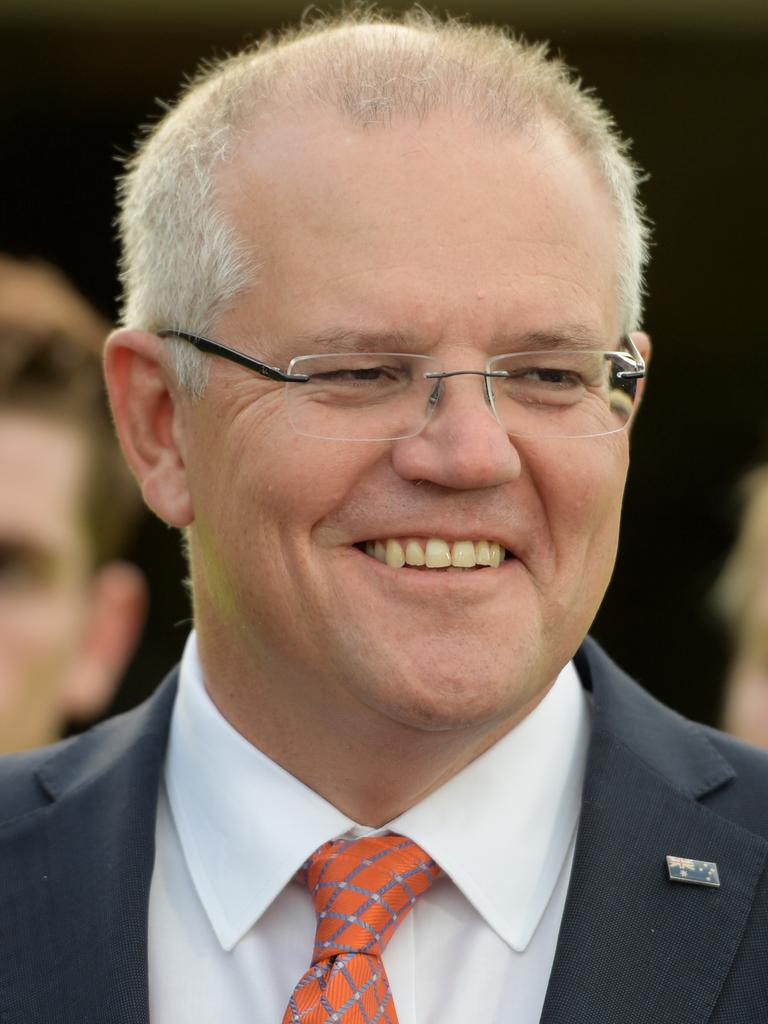 Prime Minister Scott Morrison promised to deliver a surplus of $7.1 billion, the first surplus in 12 years, if his government wins the next election. Picture: Tracey Nearmy/Getty Images 