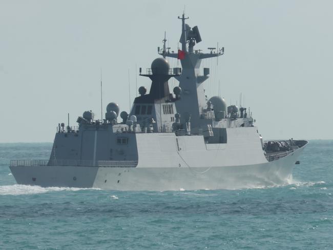 Peopleâs Liberation Army-Navy Jiangkai-class frigate Hengyang. *** Local Caption *** As part of Australiaâs whole-of-government maritime border protection efforts, Defence routinely monitors all maritime traffic in our Exclusive Economic Zone and maritime approaches. Australia respects the right of all states under international law to exercise freedom of navigation and overflight in international waters and airspace, just as we expect others to respect our right to do the same.  Picture: ADF