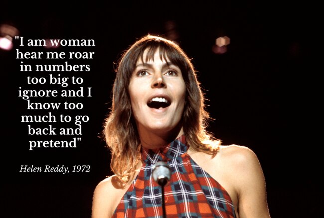 Helen reddy pull quote for The Deal