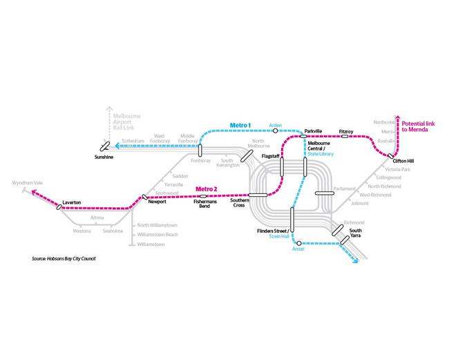 How Metro 2 Rail could look.