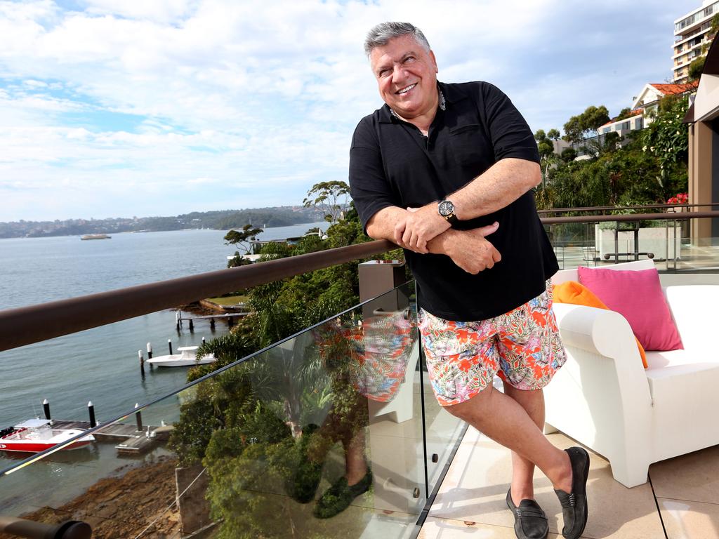 John Symond at his home in Point Piper, he is seeking to sell for $200m.