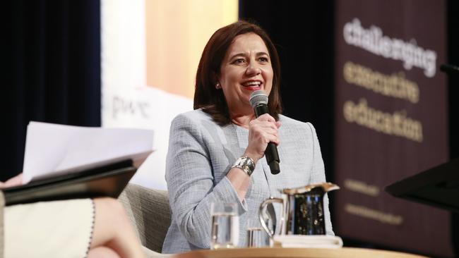 Annastacia Palaszczuk speaks at a Committee for Economic Development of Australia lunch. Picture: Adam Armstrong