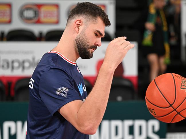 Isaac Humphries is the self-proclaimed “Mr Adelaide”. Picture: Getty Images