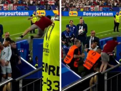 Lethal security saves CR7 from crazy fan