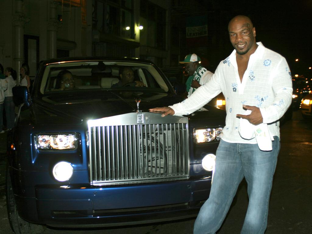 Mike Tyson loved his cars.