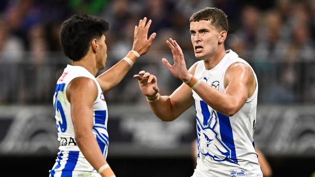 Callum Coleman-Jones joined the Roos during the trade period. Picture: Getty Images