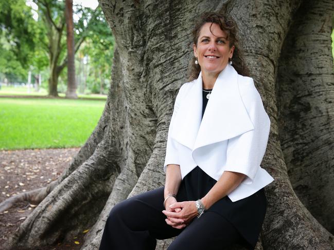 09/12/2015:   Romilly Madew, head of the Green Building Council pictured in Hyde Park Sydneh. The Australian / Renee Nowytarger