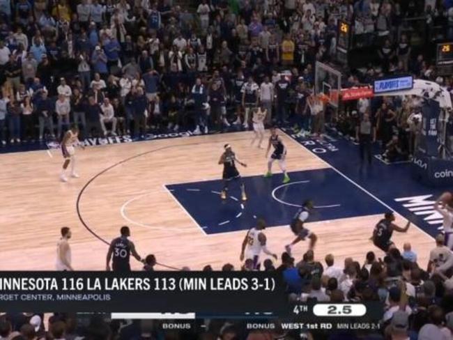 Lakers down 1-3 after Edwards drops 43