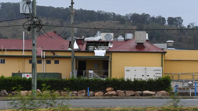 A fire on Tuesday, December 8, has caused damage to Porters Plainland Hotel, at Plainland. Photo: Ali Kuchel