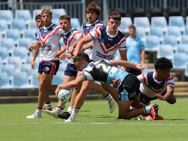 Oliver Lester in the Harold Matthews Cup. Picture: Steve Montgomery/Ourfootyteam.com