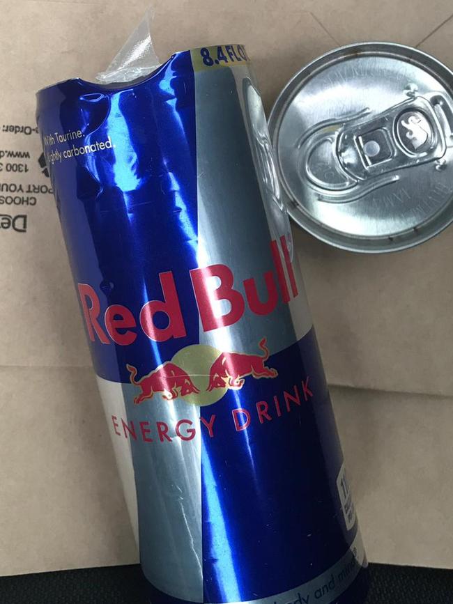 The cocaine was allegedly concealed in a Red Bull can. Picture: NSW Police Force