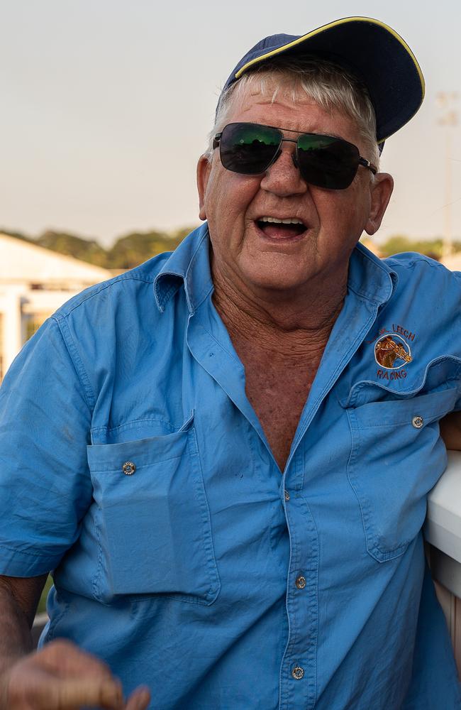 Trainer Dick Leech after winning the 2023 Darwin Cup. Picture: Pema Tamang Pakhrin