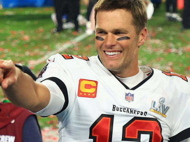 Tom Brady celebrating another Super Bowl. AFP.