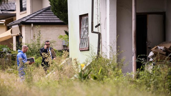 The house of horrors in Burwood Heights where Mr Tsang was murdered. Picture: Darren Leigh Roberts.