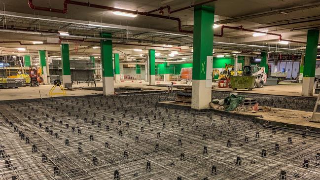 A new international fresh food marketplace is being fitted.