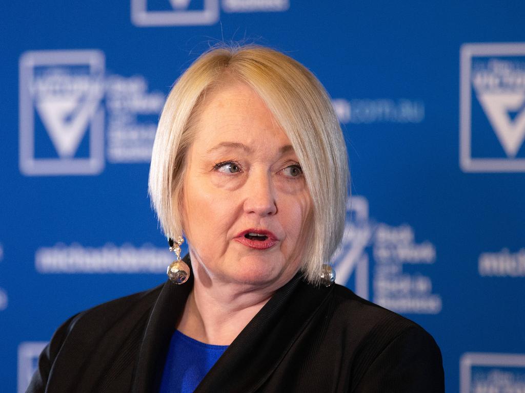 Shadow Treasurer Louise Staley addresses the media at Parliament House. Picture: NCA NewsWire/Sarah Matray