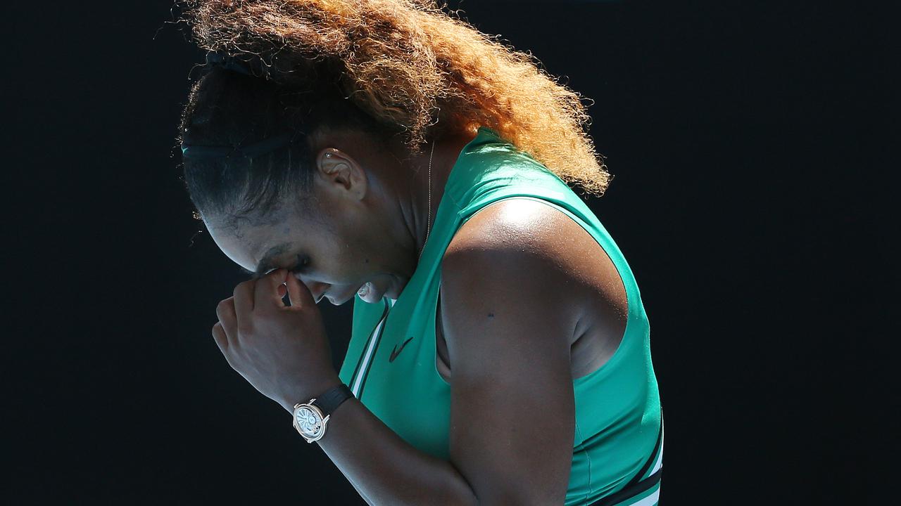 The tennis world was rocked by the high drama of Serena Williams’ ‘never seen before’ collapse. Picture: Michael Klein