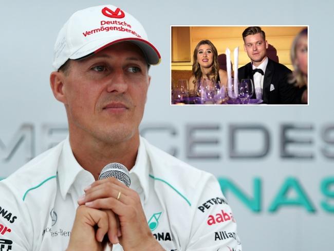 Michael Schumacher was present on the big day. Photo: Getty.