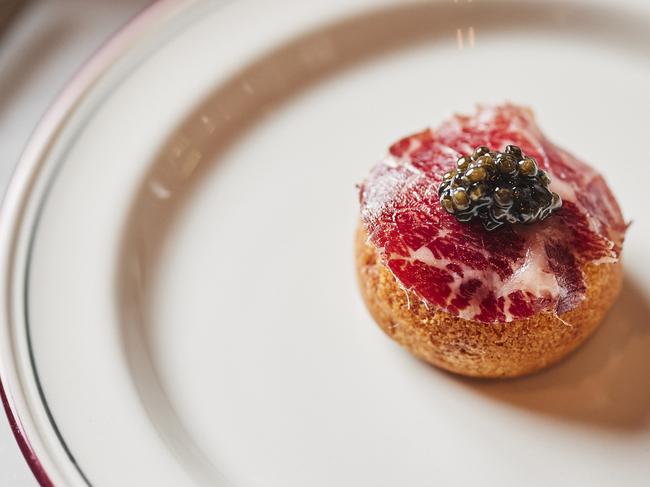 Things take a French turn with the parmigiana choux.
