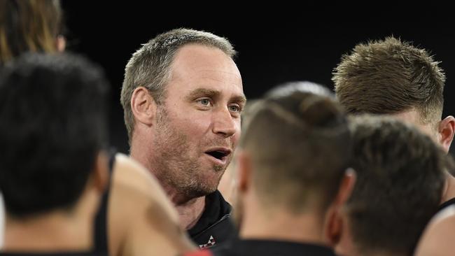 Ben Rutten’s Essendon side let one slip against GWS in Round 19. Picture: Getty Images