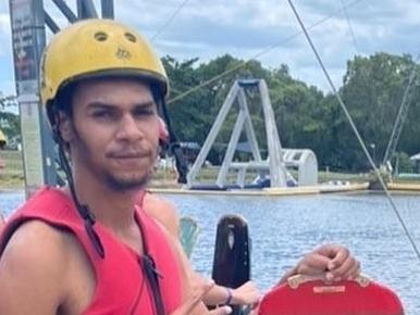 Seventeen-year-old Jayden Dau (left) was killed after allegedly being stabbed at a Manoora street party in the early hours of New Year's Day. Pictured here with David Fauid (right) who was also stabbed and was released from Cairns Hospital on Sunday