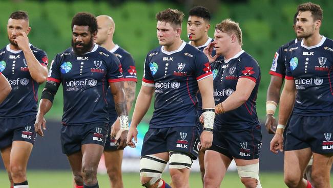 The Melbourne Rebels are facing a third straight loss. Picture: Michael Dodge/Getty Images