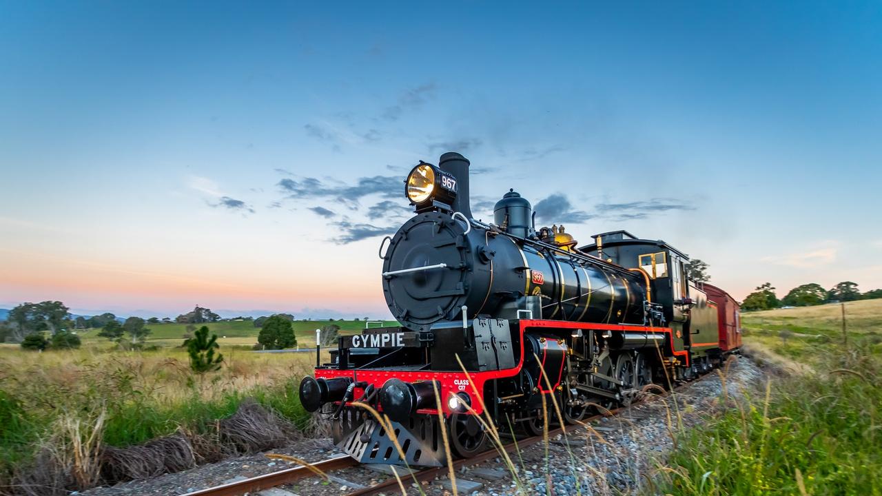 The iconic Mary Valley Rattler at sunset. Photo: Mary Valley Rattler